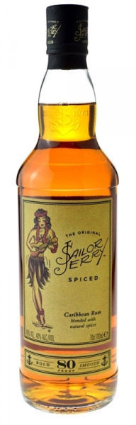 Sailor Jerry Spiced 0,7l - Spirituose mit Rum und Gewürzen aus der Karibik