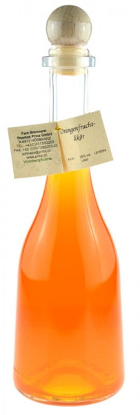 Prinz Orangenfruchtlikör in Rustikaflasche