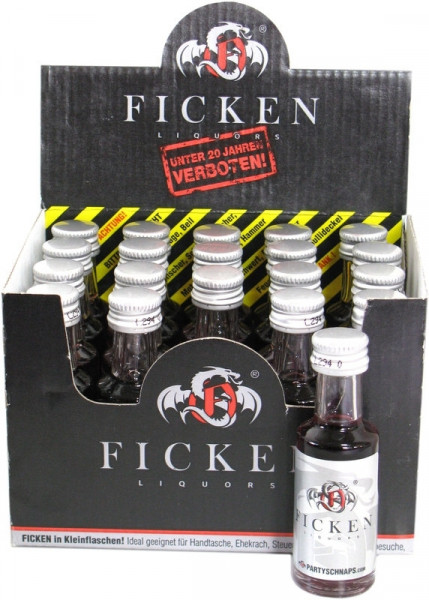 Ficken Liquors - Likör aus Jostabeeren 20x0,02l Miniaturen