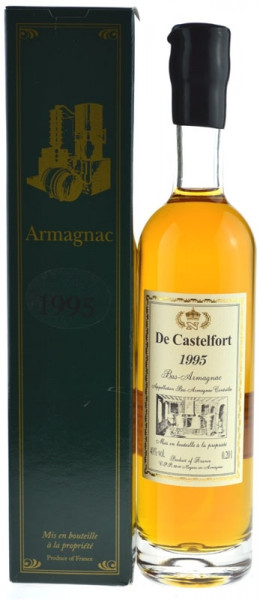 De Castelfort Armagnac Jahrgang 1995 - abgefüllt 2014 - 18 Jahre im Fass gelagert