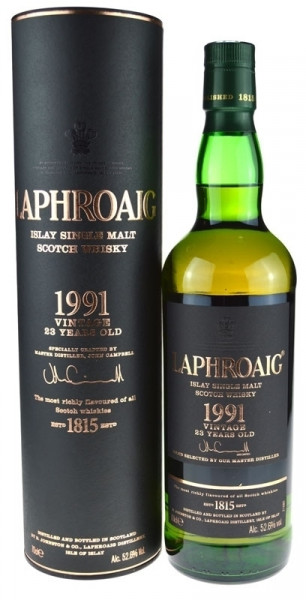 Laphroaig Whisky Jahrgang 1991 - 23 Jahre 0,7l