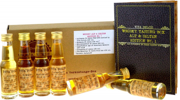 Whisky Tasting Box alt &amp; selten 6x0,02l