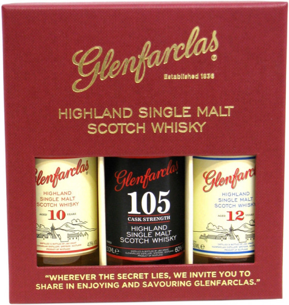 Glenfarclas 3x0.05l (10J.+12J.+105cask str.)