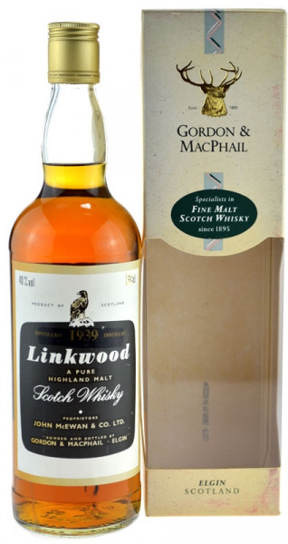 Linkwood Whisky Jahrgang 1939 - 54 Jahre - Gordon & MacPhail, 0,7l