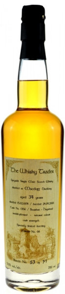 Rarität: Macduff 0,7l Jahrgang 1974, 34 Jahre alt, abgefüllt 2008 mit 59,1% vol. ; The Whisky Trader