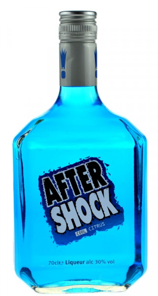 After Shock blau Zitruslikör