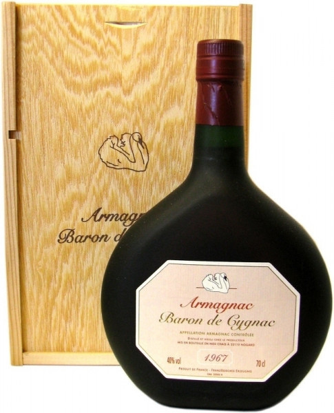 Armagnac Baron de Cygnac Jahrgang 1967
