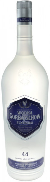 Gorbatschow Wodka Platinum 3,0l Grossflasche