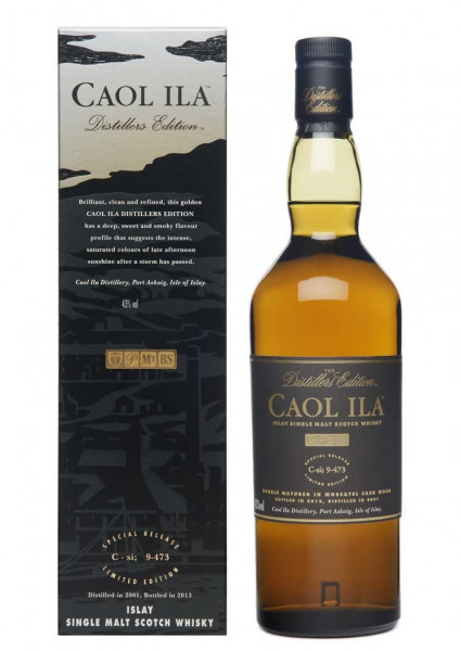 Caol Ila Whisky Distillers Edition 0,7l Jahrgang 2001 - abgefüllt 2013