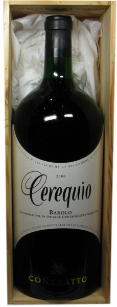 Barolo Cerequio Jahrgang 2000 - 5,0l Grossflasche incl. Holzkiste - italienischer Rotwein