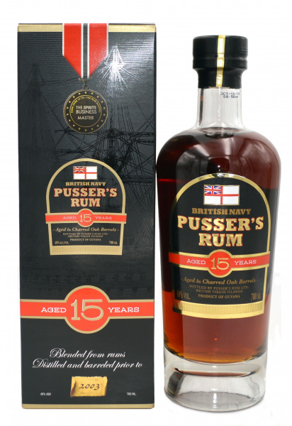 Pusser&#039;s Rum 15 Jahre 0,7l - Nelson&#039;s Blood