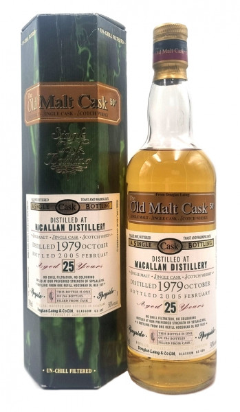Macallan Whisky Jahrgang 1979 The Old Malt Cask 25 Jahre 0,7l