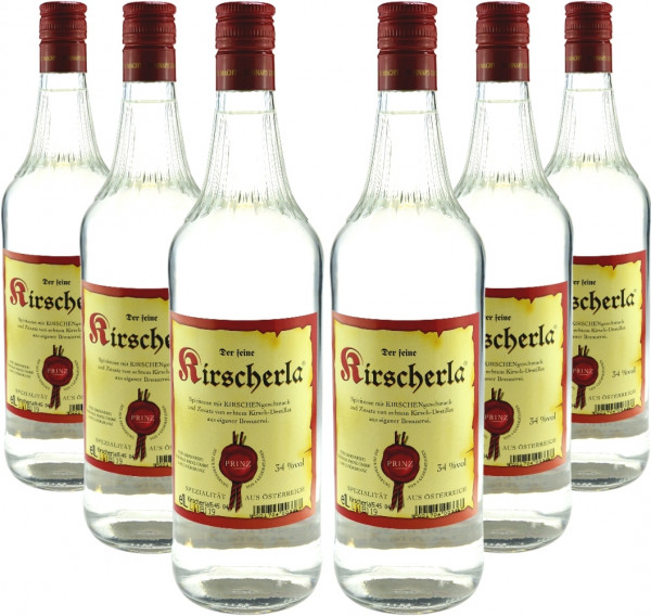 6 Flaschen Prinz Kirscherla 1,0l aus Österreich