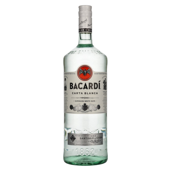 Bacardi Carta Blanca Superior White Rum 1.5l - 37.5% vol