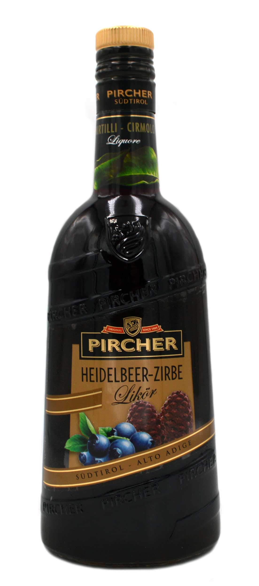 Pircher Heidelbeer-Zirbe Likör 0,7l | worldwidespirits