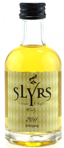 Rarität: Slyrs 0,05l Miniatur Bayerischer Single Malt Whisky Jahrgang 2011