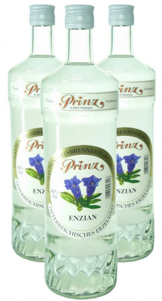 3 Flaschen Prinz Enzian 1,0l aus Österreich