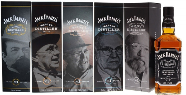 Jack Daniel's Master Distiller Set (No.1+No.2+No.3+No.4+No.5) - 10% Rabatt