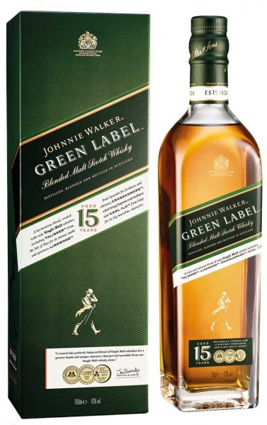 Johnnie Walker Green Label 15 Jahre 0,7l