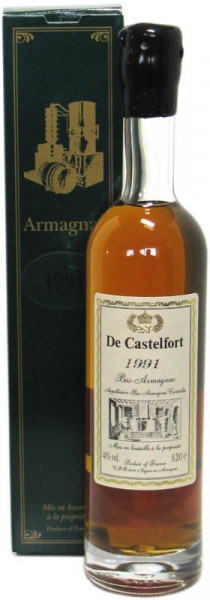 De Castelfort Armagnac Jahrgang 1991 abgefüllt 2010 - 18 Jahre im Fass gelagert