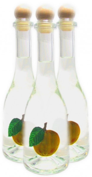 3 Flaschen Prinz Marillenschnaps 0,5l Spirituose aus Österreich in Rustikaflasche mit Marillen-Fruch