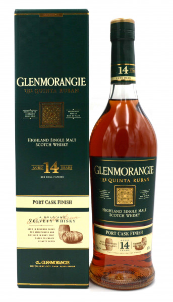Glenmorangie Quinta Ruban 12 Jahre 0,7l inkl. Geschenkpackung - Highland Single Malt Scotch Whisky