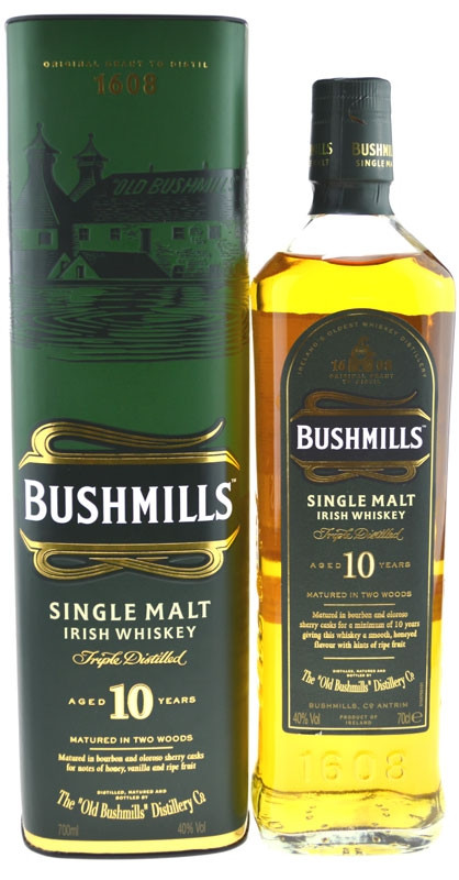 Bushmills Malt 10 Jahre 0,7l Whiskey aus Ireland | worldwidespirits